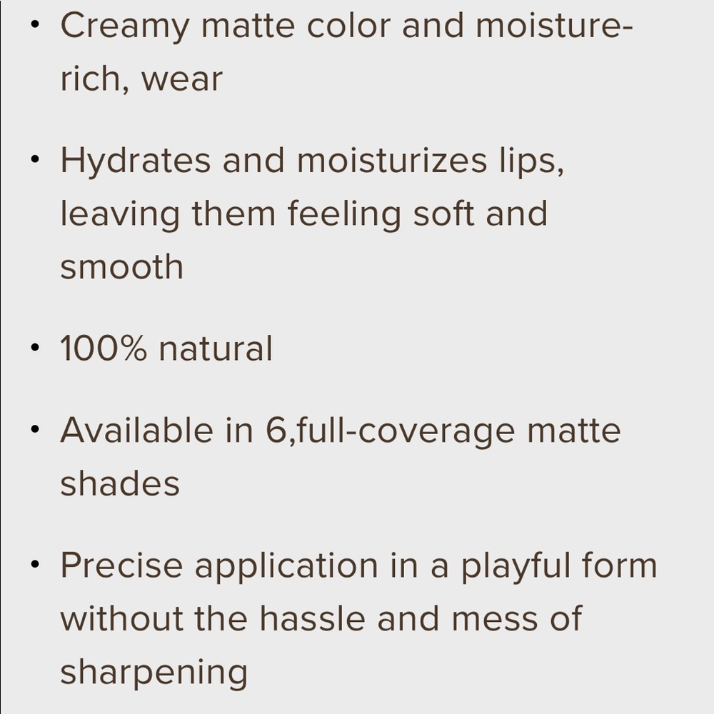 Matte Lip Crayon Redwood Forest - Picture 4 of 5